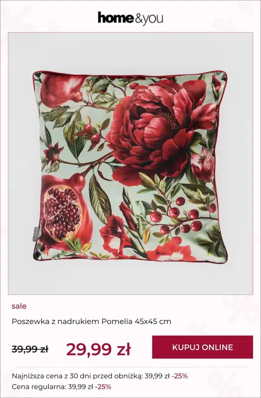 home&you - gazetka promocyjna SALE do -70% od środy 19.08 do środy 26.08 - strona 3