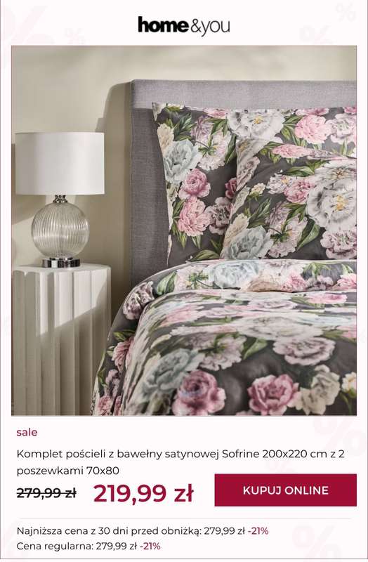 home&you - gazetka promocyjna SALE do -70% od środy 19.08 do środy 26.08 - strona 8