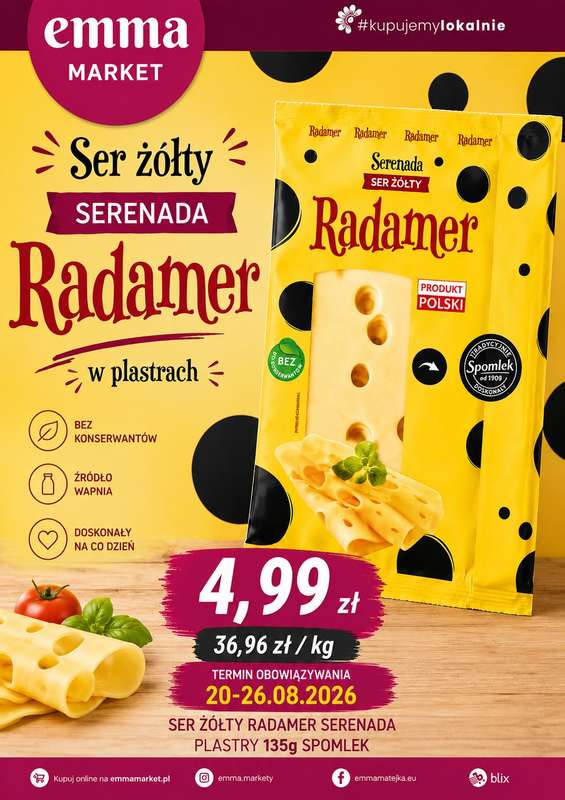 emma MARKET - gazetka promocyjna Plakaty promocyjne od czwartku 20.08 do środy 26.08