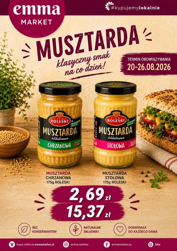 emma MARKET - gazetka promocyjna Plakaty promocyjne od czwartku 20.08 do środy 26.08 - strona 2