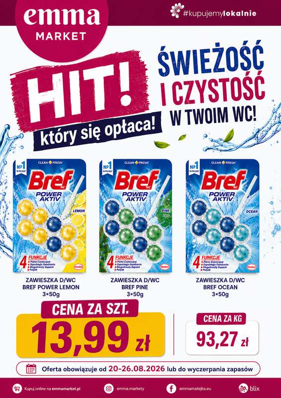 emma MARKET - gazetka promocyjna Plakaty promocyjne od czwartku 20.08 do środy 26.08 - strona 4