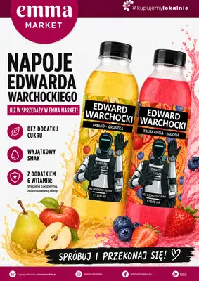 emma MARKET - gazetka promocyjna Plakat promocyjny od czwartku 20.08 do niedzieli 06.09