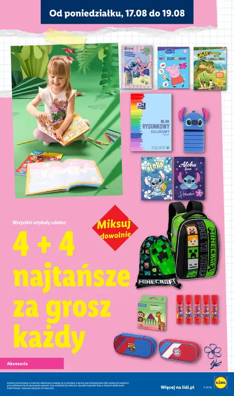Lidl - gazetka promocyjna Katalog od poniedziałku 17.08 do soboty 22.08 - strona 17