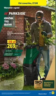 Lidl - gazetka promocyjna Katalog od poniedziałku 24.08 do niedzieli 30.08 - strona 35
