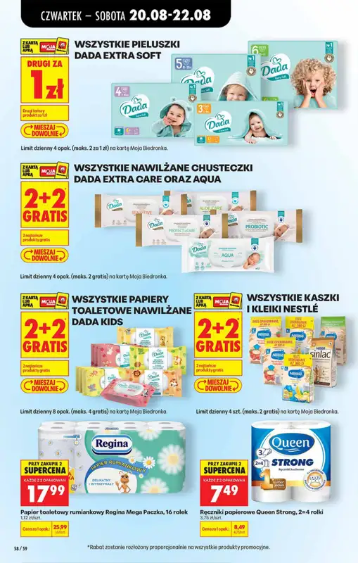 Biedronka - gazetka promocyjna Od czwartku od czwartku 20.08 do środy 26.08 - strona 58