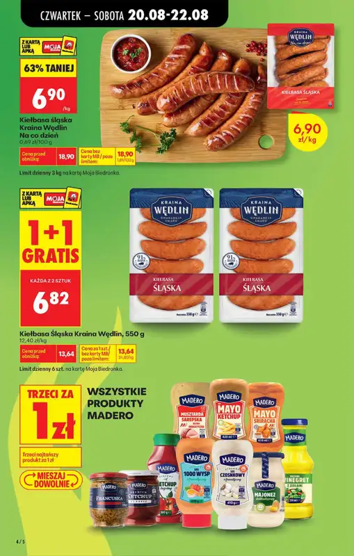 Biedronka - gazetka promocyjna Od czwartku od czwartku 20.08 do środy 26.08 - strona 4