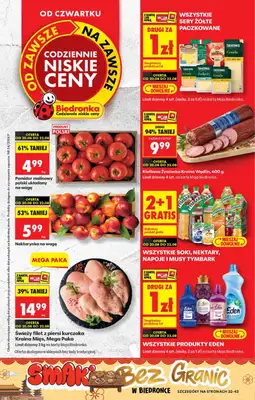 Biedronka - gazetka promocyjna Od czwartku od czwartku 20.08 do środy 26.08
