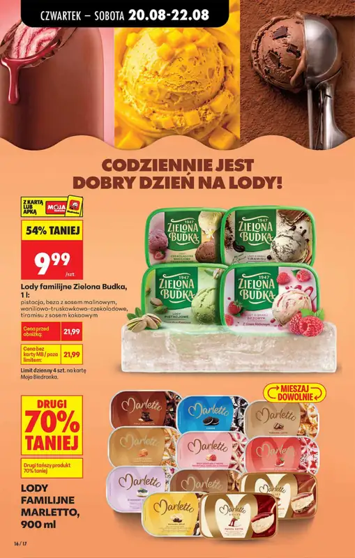 Biedronka - gazetka promocyjna Od czwartku od czwartku 20.08 do środy 26.08 - strona 16