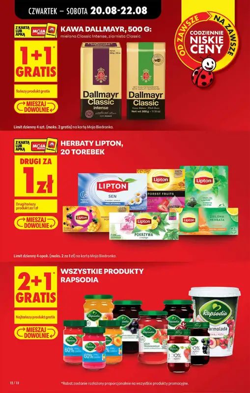 Biedronka - gazetka promocyjna Od czwartku od czwartku 20.08 do środy 26.08 - strona 12