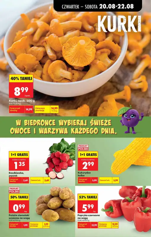 Biedronka - gazetka promocyjna Od czwartku od czwartku 20.08 do środy 26.08 - strona 19