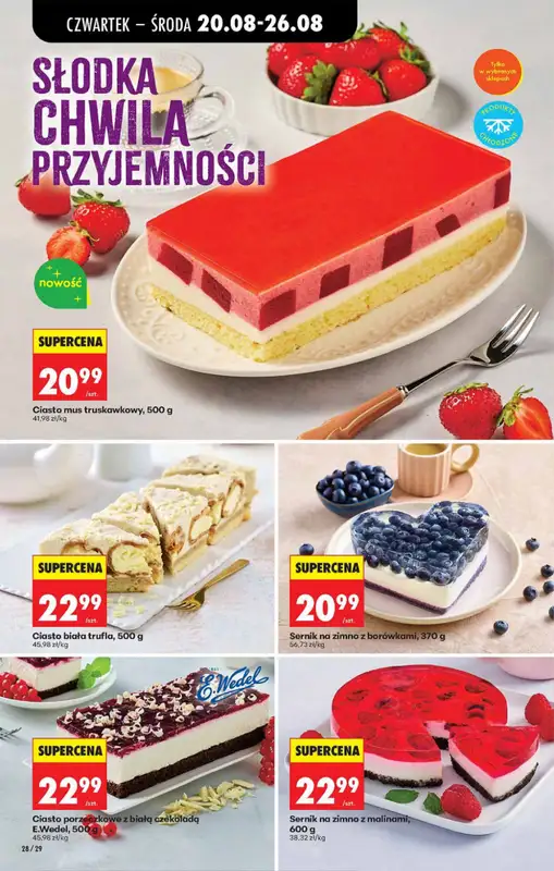 Biedronka - gazetka promocyjna Od czwartku od czwartku 20.08 do środy 26.08 - strona 28
