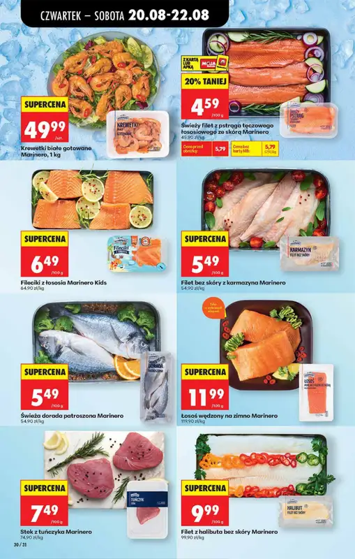 Biedronka - gazetka promocyjna Od czwartku, Z ladą tradycyjną od czwartku 20.08 do środy 26.08 - strona 30
