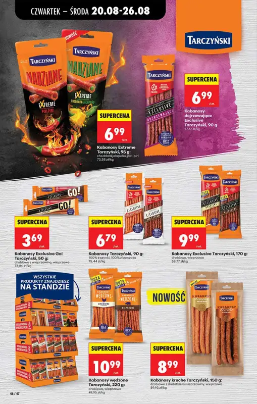 Biedronka - gazetka promocyjna Od czwartku, Z ladą tradycyjną od czwartku 20.08 do środy 26.08 - strona 46