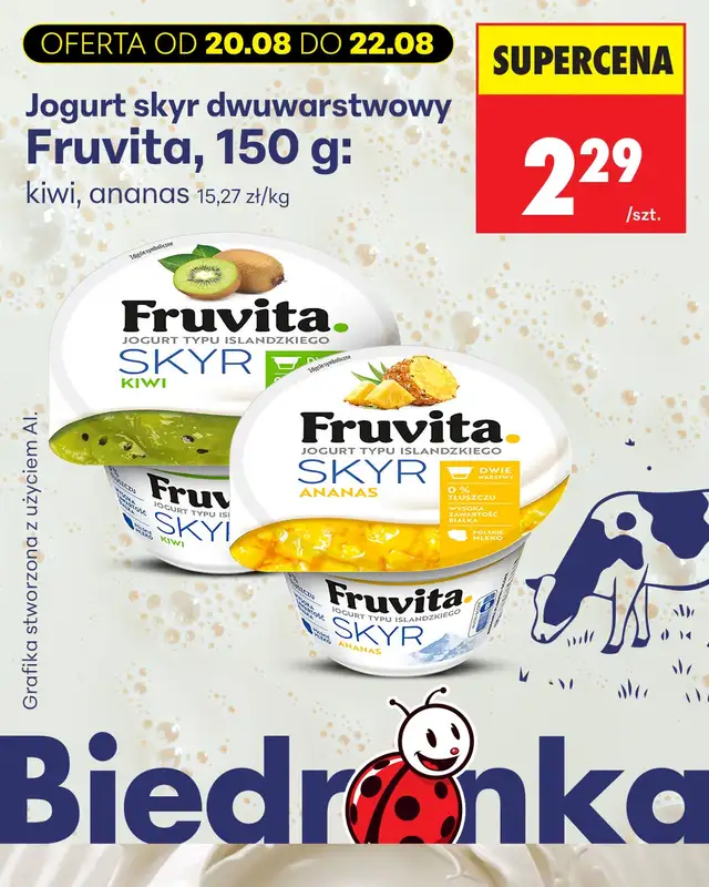 Biedronka - gazetka promocyjna Biedronkowe oszczędności od czwartku od czwartku 20.08 do soboty 22.08 - strona 5