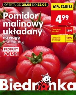 Biedronka - gazetka promocyjna Biedronkowe oszczędności od czwartku od czwartku 20.08 do soboty 22.08 - strona 2