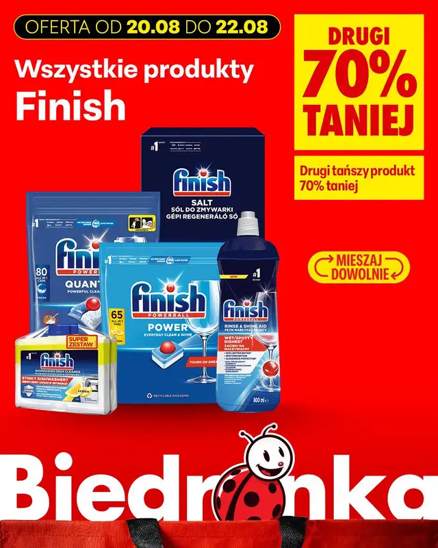 Biedronka - gazetka promocyjna Biedronkowe oszczędności od czwartku od czwartku 20.08 do soboty 22.08 - strona 15