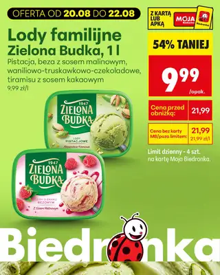Biedronka - gazetka promocyjna Biedronkowe oszczędności od czwartku od czwartku 20.08 do soboty 22.08 - strona 4