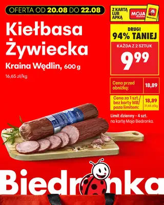 Biedronka - gazetka promocyjna Biedronkowe oszczędności od czwartku od czwartku 20.08 do soboty 22.08 - strona 11
