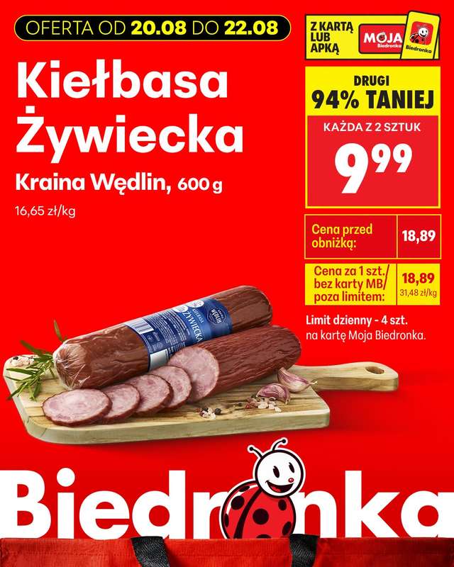 Biedronka - gazetka promocyjna Biedronkowe oszczędności od czwartku od czwartku 20.08 do soboty 22.08 - strona 11