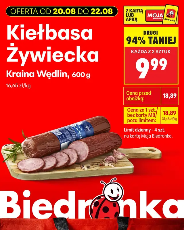Biedronka - gazetka promocyjna Biedronkowe oszczędności od czwartku od czwartku 20.08 do soboty 22.08 - strona 11