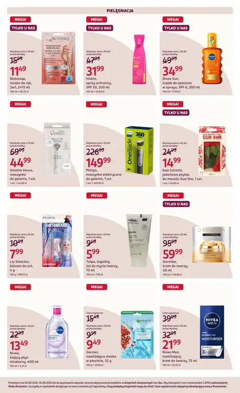 Rossmann - gazetka promocyjna Gazetka od czwartku 20.08 do środy 26.08 - strona 3