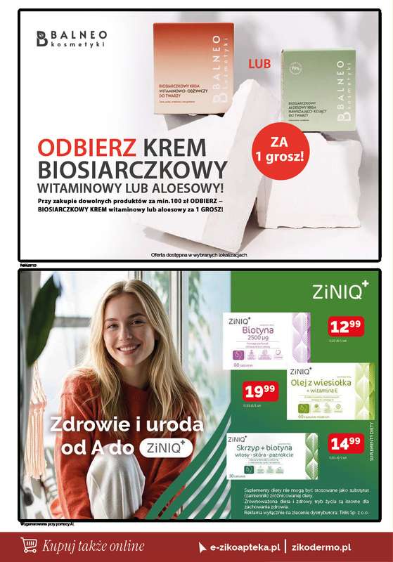 Ziko Dermo - gazetka promocyjna Gazetka od czwartku 27.08 do środy 09.09 - strona 14