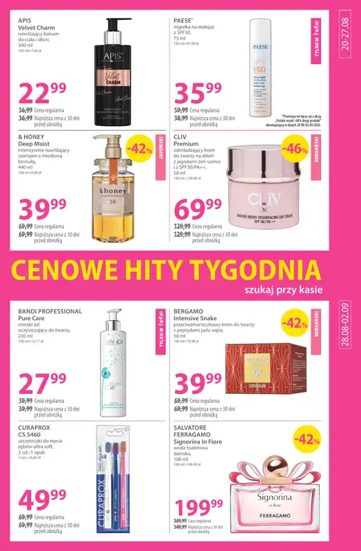 Hebe - gazetka promocyjna Gazetka od czwartku 20.08 do środy 02.09 - strona 13