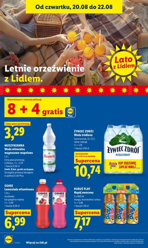 Lidl - gazetka promocyjna Oferta od czwartku od czwartku 20.08 do soboty 22.08 - strona 78