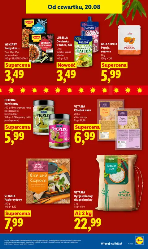 Lidl - gazetka promocyjna Oferta od czwartku od czwartku 20.08 do soboty 22.08 - strona 61