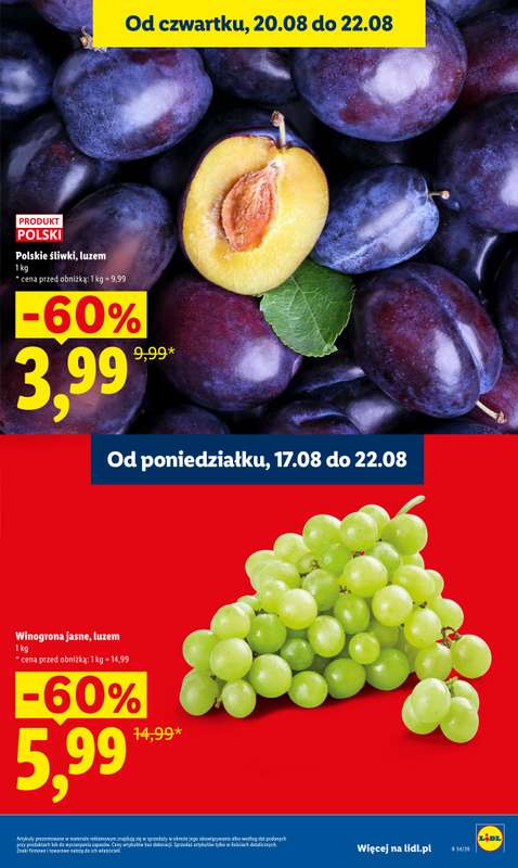 Lidl - gazetka promocyjna Oferta od czwartku od czwartku 20.08 do soboty 22.08 - strona 19