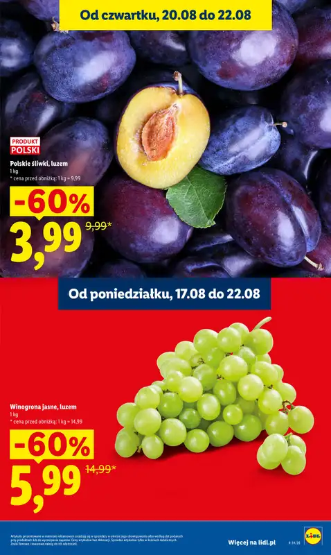 Lidl - gazetka promocyjna Oferta od czwartku od czwartku 20.08 do soboty 22.08 - strona 19