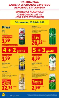 Lidl - gazetka promocyjna Oferta od czwartku od czwartku 20.08 do soboty 22.08 - strona 82