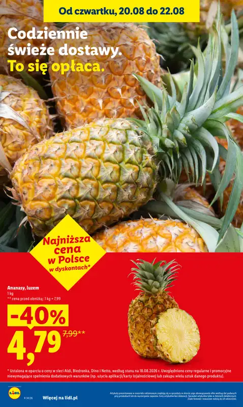 Lidl - gazetka promocyjna Oferta od czwartku od czwartku 20.08 do soboty 22.08 - strona 18