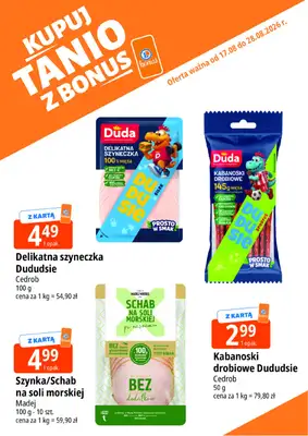 Leclerc - gazetka promocyjna Kupuj tanio z bonus od czwartku 20.08 do piątku 28.08 - strona 2
