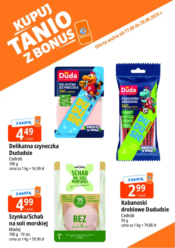 Leclerc - gazetka promocyjna Kupuj tanio z bonus od czwartku 20.08 do piątku 28.08 - strona 2