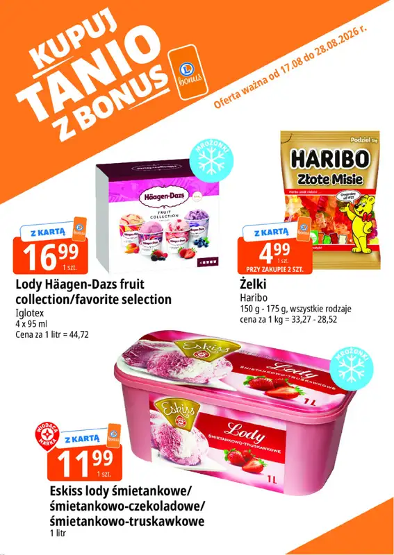 Leclerc - gazetka promocyjna Kupuj tanio z bonus od czwartku 20.08 do piątku 28.08 - strona 15
