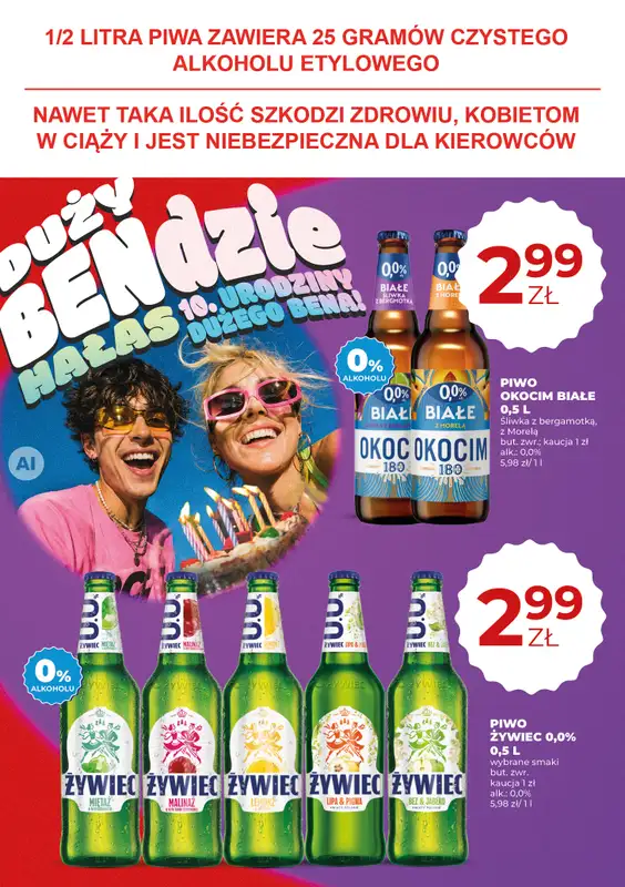 Duży Ben - gazetka promocyjna Gazetka piwna od czwartku 20.08 do środy 02.09 - strona 10