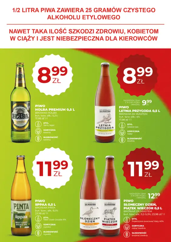 Duży Ben - gazetka promocyjna Gazetka piwna od czwartku 20.08 do środy 02.09 - strona 15