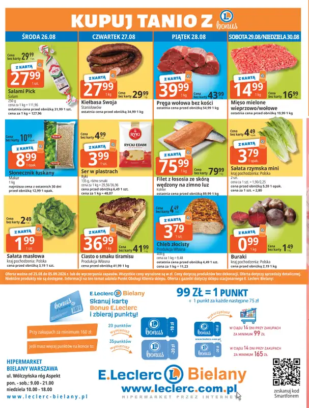 Leclerc - gazetka promocyjna Oferta Bielany | Tanio w E.Leclerc od wtorku 25.08 do soboty 05.09 - strona 16
