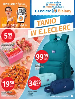 Leclerc - gazetka promocyjna Oferta Bielany | Tanio w E.Leclerc od wtorku 25.08 do soboty 05.09