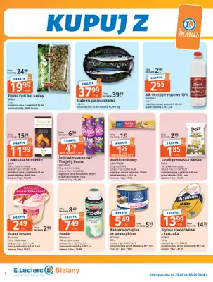 Leclerc - gazetka promocyjna Oferta Bielany | Tanio w E.Leclerc od wtorku 25.08 do soboty 05.09 - strona 2