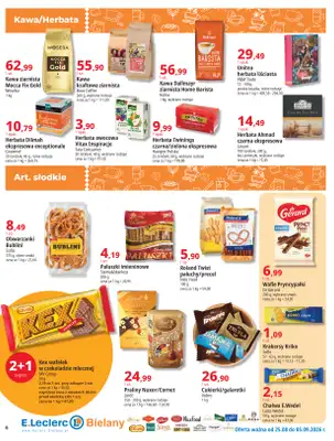 Leclerc - gazetka promocyjna Oferta Bielany | Tanio w E.Leclerc od wtorku 25.08 do soboty 05.09 - strona 6