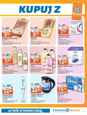 Leclerc - gazetka promocyjna Oferta Bielany | Tanio w E.Leclerc od wtorku 25.08 do soboty 05.09 - strona 3
