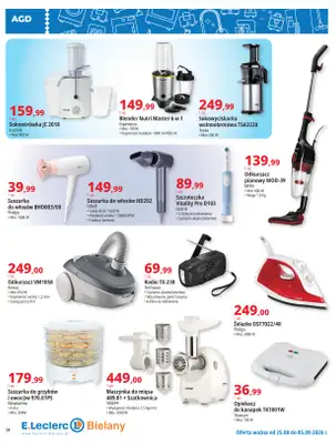 Leclerc - gazetka promocyjna Oferta Bielany | Tanio w E.Leclerc od wtorku 25.08 do soboty 05.09 - strona 14