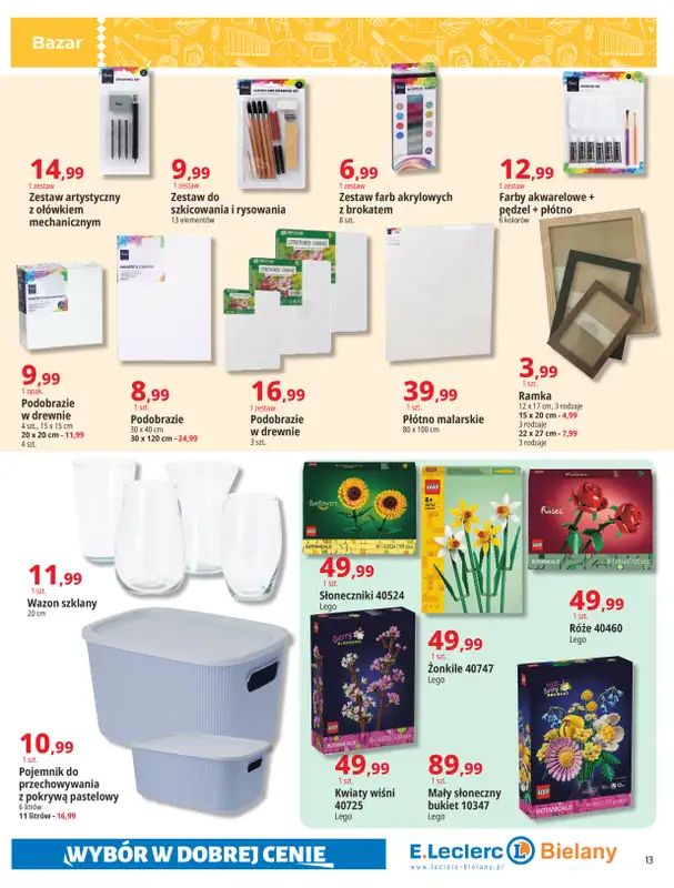 Leclerc - gazetka promocyjna Oferta Bielany | Tanio w E.Leclerc od wtorku 25.08 do soboty 05.09 - strona 13