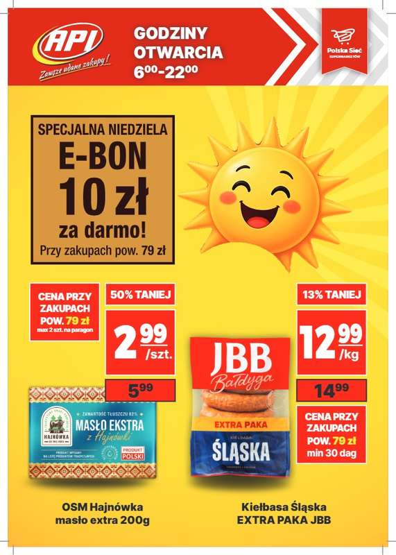 API Market - gazetka promocyjna Gazetka od czwartku 20.08 do wtorku 25.08