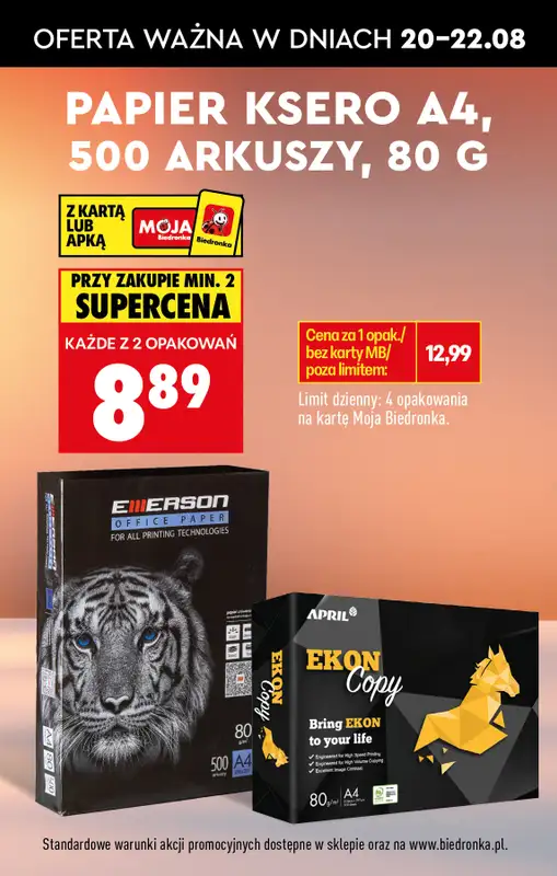 Biedronka - gazetka promocyjna Do Mojej szkoły idę   - strona 2