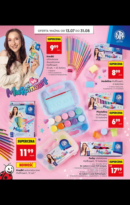 Biedronka - gazetka promocyjna Do Mojej szkoły idę od poniedziałku 06.07 do poniedziałku 31.08 - strona 24