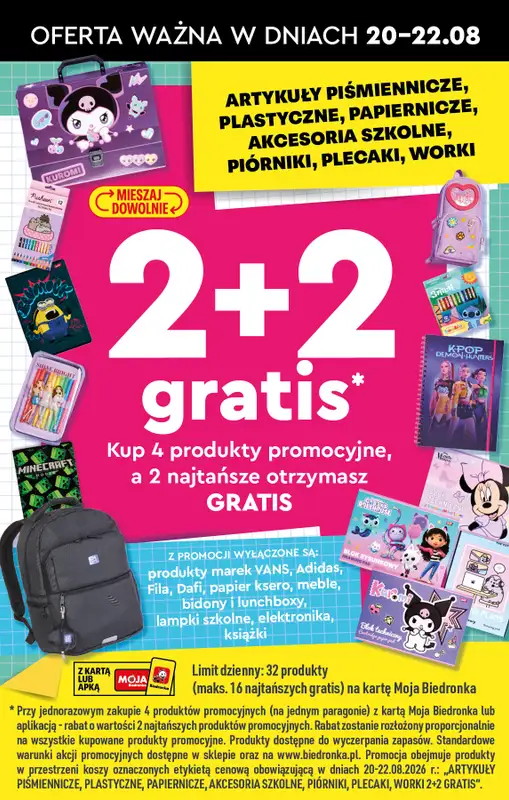 Biedronka - gazetka promocyjna Do Mojej szkoły idę   - strona 3