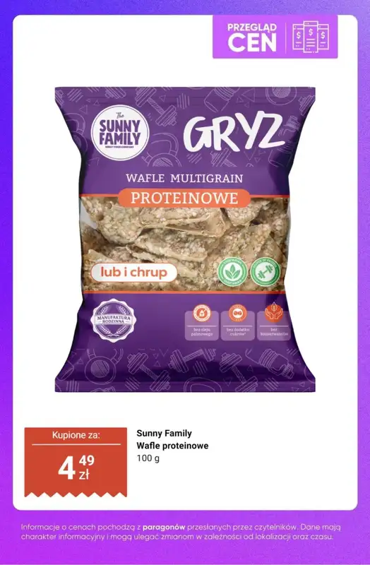 Dino - gazetka promocyjna Produkty FIT i PROTEINOWE - przegląd cen   - strona 3